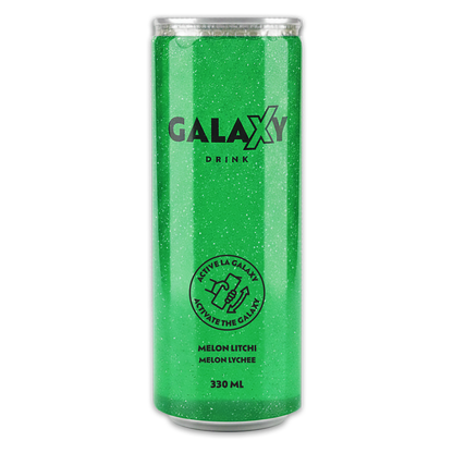 Galaxy Drink - Vert - Melon Litchi - 330ml