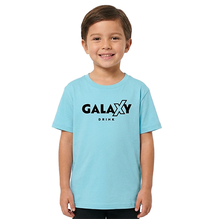 T-SHIRT GALAXY DRINK BLEU PALE | Unisexe